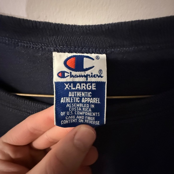 1996 Atlanta Olympics Champion Navy Blue Athletic T-Shirt - Picture 3 of 4